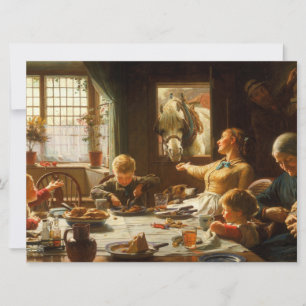 One of the Family (Donkey Being Fed) Card