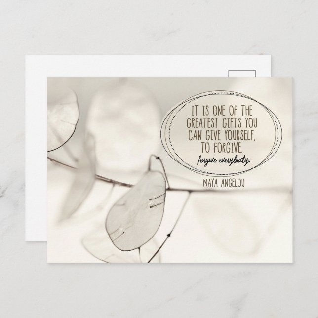 One of the Greatest Gifts Postcard (Front/Back)