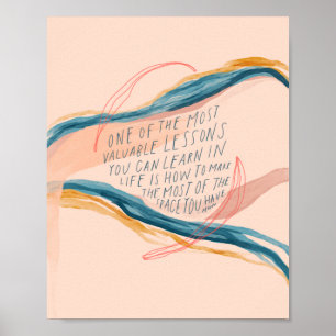 "One of the most valuable lessons you can learn.." Poster