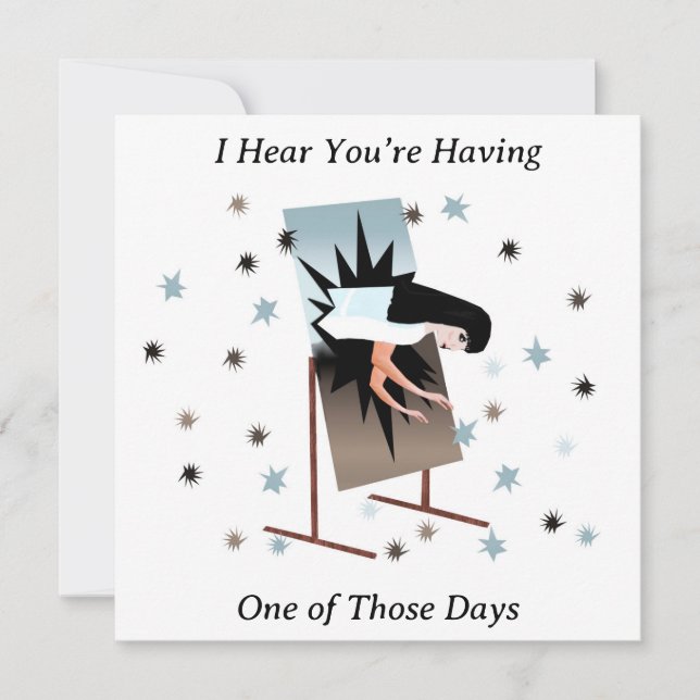 One of Those Days Note Card (Front)