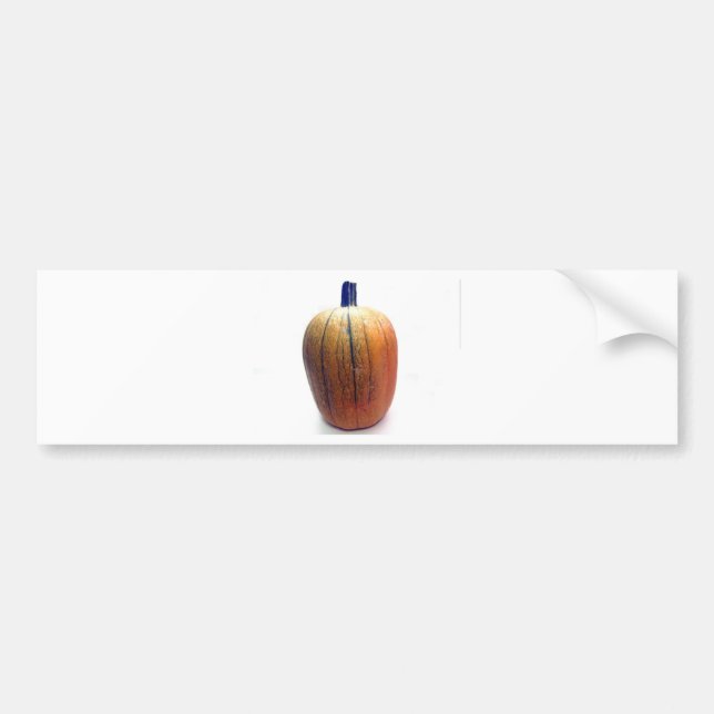 One Orange Pumpkin Bumper Sticker (Front)