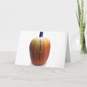 One Orange Pumpkin Card