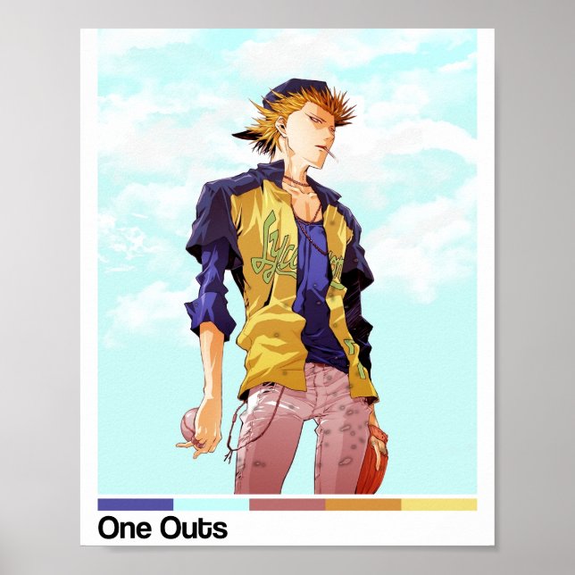 One Outs Anime Poster Print  (Front)