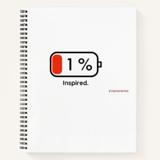 One Percent Inspired - Notebook