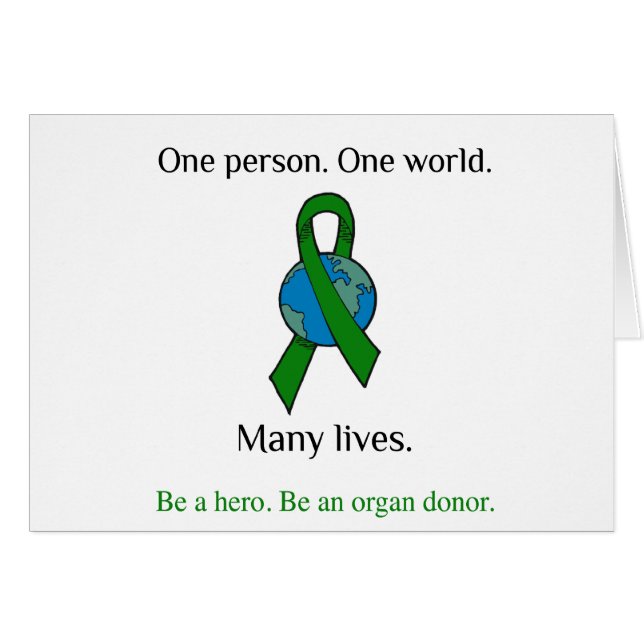 One Person. Many Lives. (Front Horizontal)