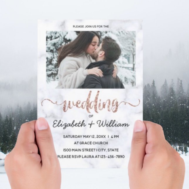 One Photo Inspirational Wedding Invitation (Creator Uploaded)