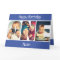 ONE Photo Letters Blue Boys 1st Birthday Card