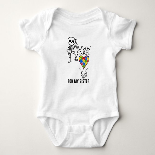 One Piece Baby Bodysuit (Front)