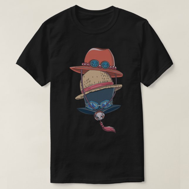 One Piece brothers hat 1 T-Shirt (Design Front)