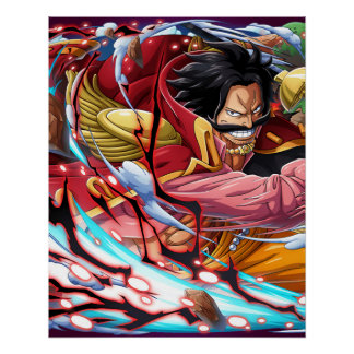 One piece Gol D Roger Poster