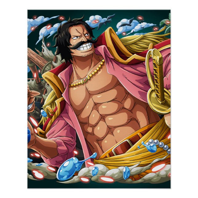 One piece Gol D Roger Poster (Front)