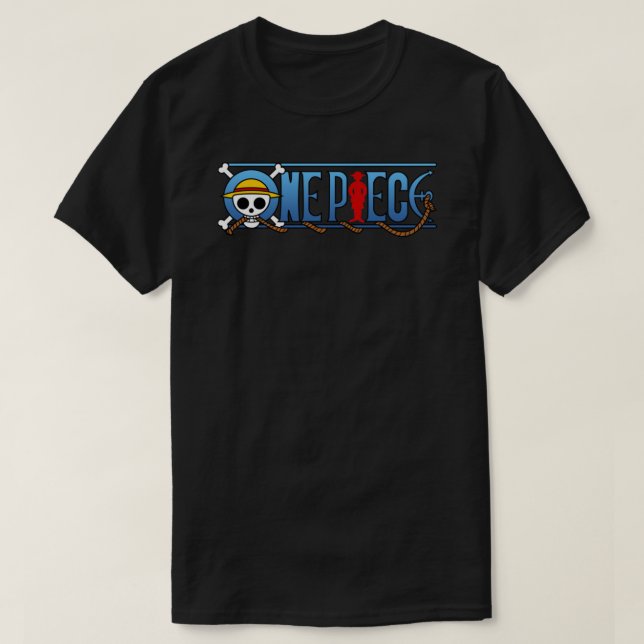 One Piece Logo Pirates Flag Symbol - One Piece Cla T-Shirt (Design Front)
