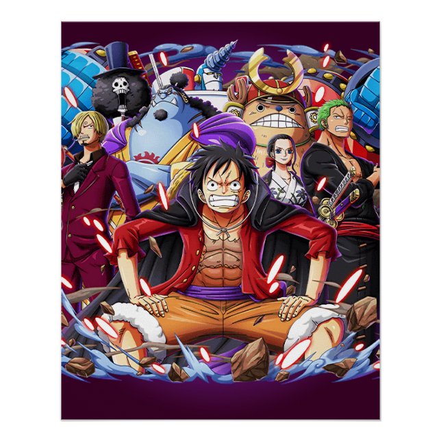One piece Straw Hats Wano Poster (Front)