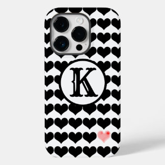 One Pink Heart (initial) Case-Mate iPhone 14 Pro Case