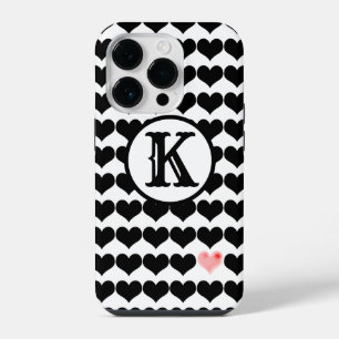 One Pink Heart (initial) iPhone 14 Pro Case