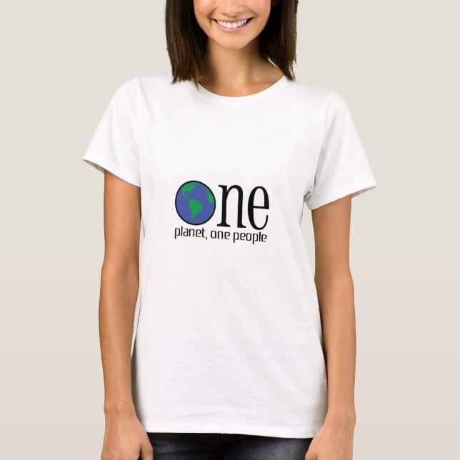 ONE PLANET ONE PEOPLE T-Shirt (Front)