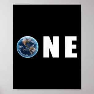 One Planet Take Care Of It Earth Day Outfit Gift Poster