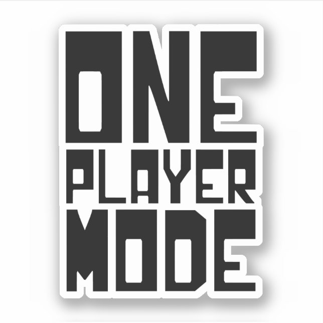 ONE PLAYER MODE (Front)