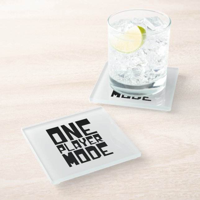 ONE PLAYER MODE GLASS COASTER (Angled)