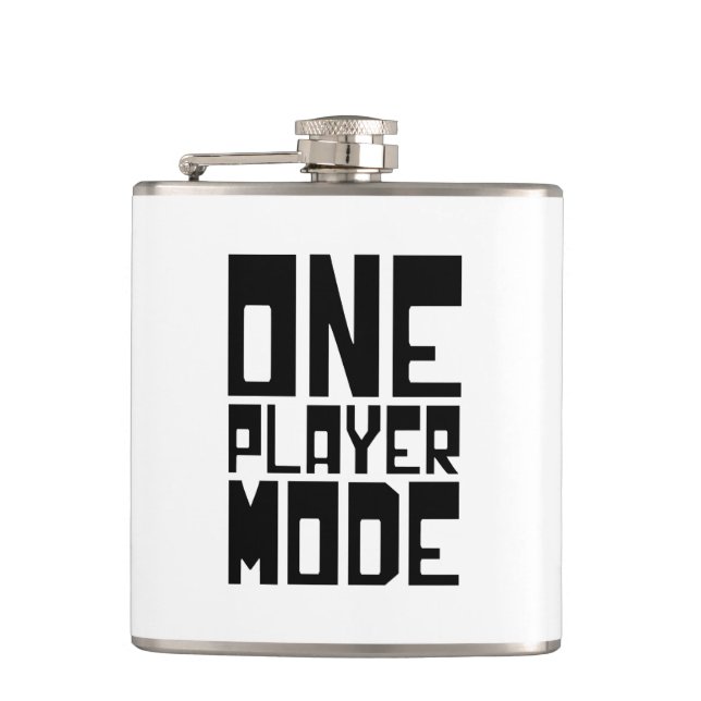 ONE PLAYER MODE HIP FLASK (Front)