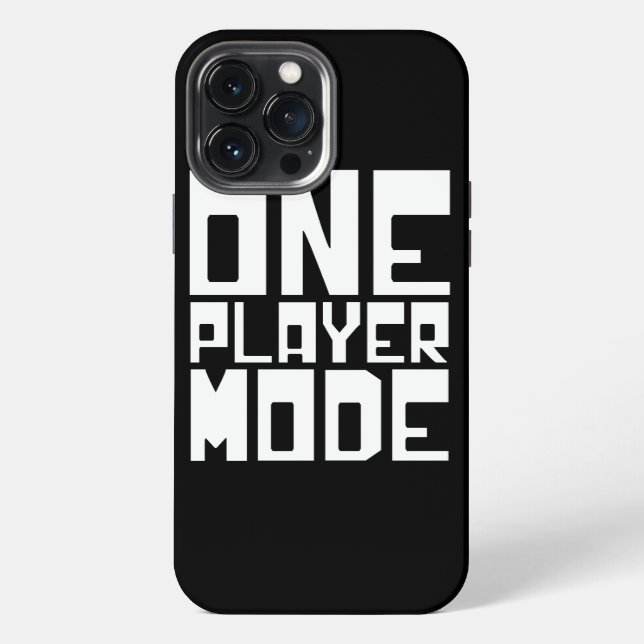 ONE PLAYER MODE iPhone CASE (Back)