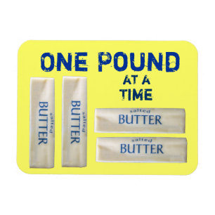 One Pound at a Time Magnet