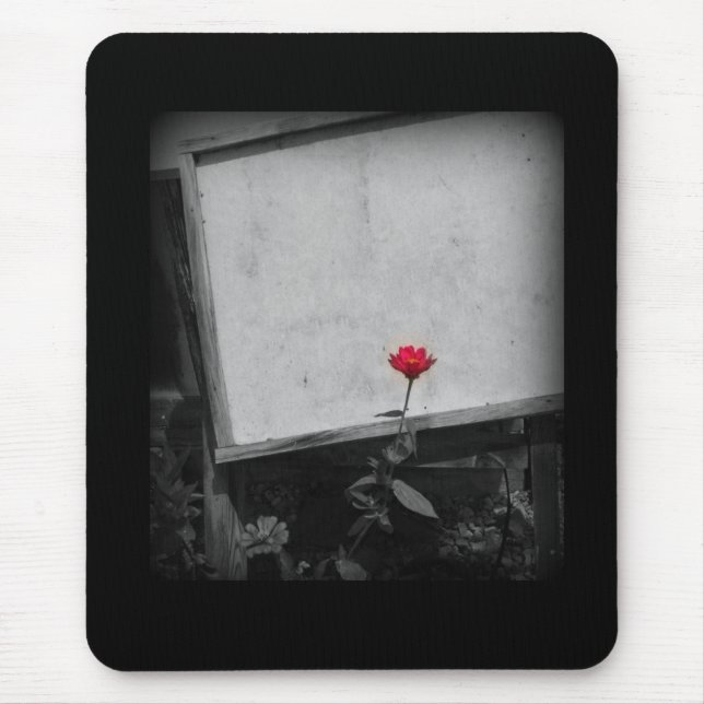 One Red Flower Mousepad (Front)