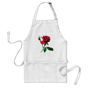 One Red Rosebud Aprons