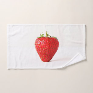 One Red Strawberry btcnm Bath Towel Set