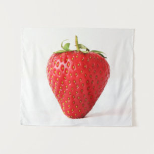 One Red Strawberry wtcna Tapestry