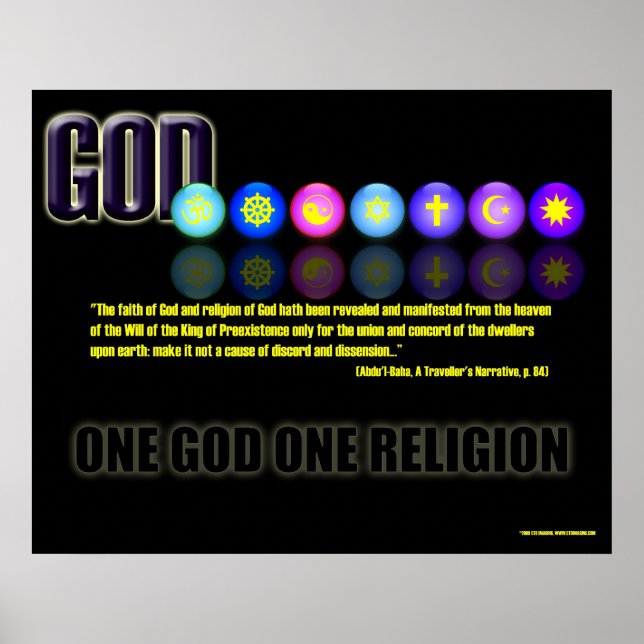 One Religion Poster (Front)