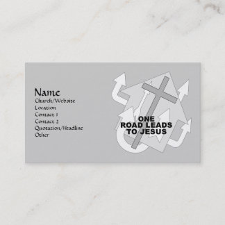 One Road Business Card