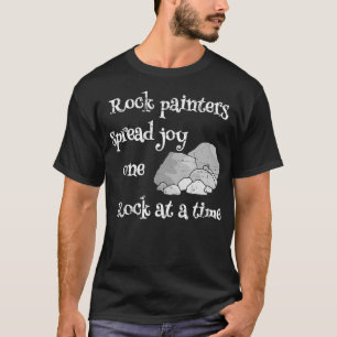 One rock at a time T shirt Rock Painting womens ho