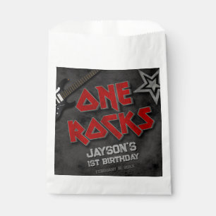 One Rocks - Boy 1st Birthday Favour Bag