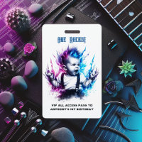 One Rocks! Rock Star VIP Pass 1st Birthday