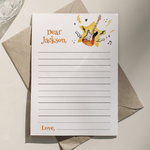 One Rocks Star Time Capsule Note Message Card