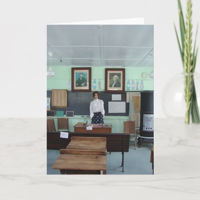 One Room School Card (Front)