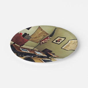 One Room Schoolhouse In New Jersey Paper Plate