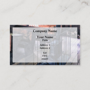 One Room Schoolhouse With Stove Business Card