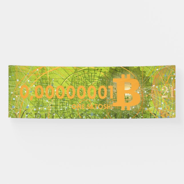 One Satoshi Banner (Horizontal)