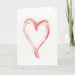 One Scratchy Heart Note Card or Greeting Card