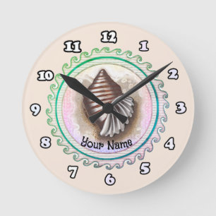 One seashell clock