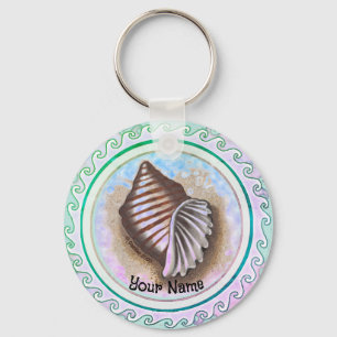 One seashell  key ring
