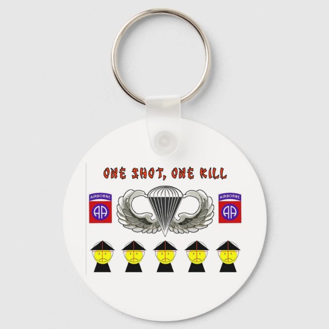 ONE SHOT, ONE KILL KEY RING (Front)