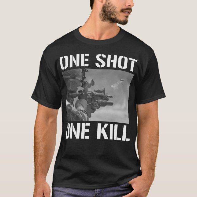 One Shot One Kill T-Shirt (Front)