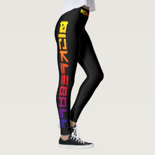 😍 One side Awesome Pickleball black Leggings