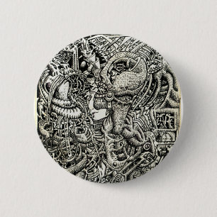 One-Sided Competition, by Brian Benson 6 Cm Round Badge