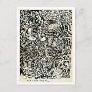 One-Sided Competition, by Brian Benson Postcard