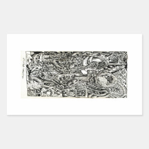 One-Sided Competition, by Brian Benson Rectangular Sticker