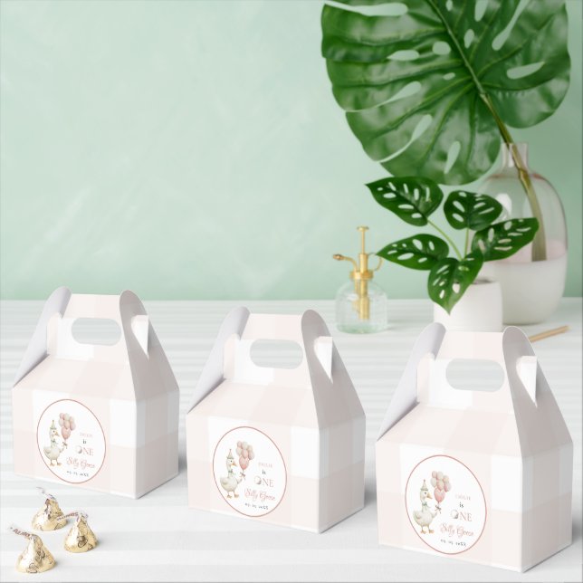 One Silly Goose Baby 1st Birthday Favour Box (Multiple)